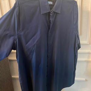 Dark Blue Button Up Shirt